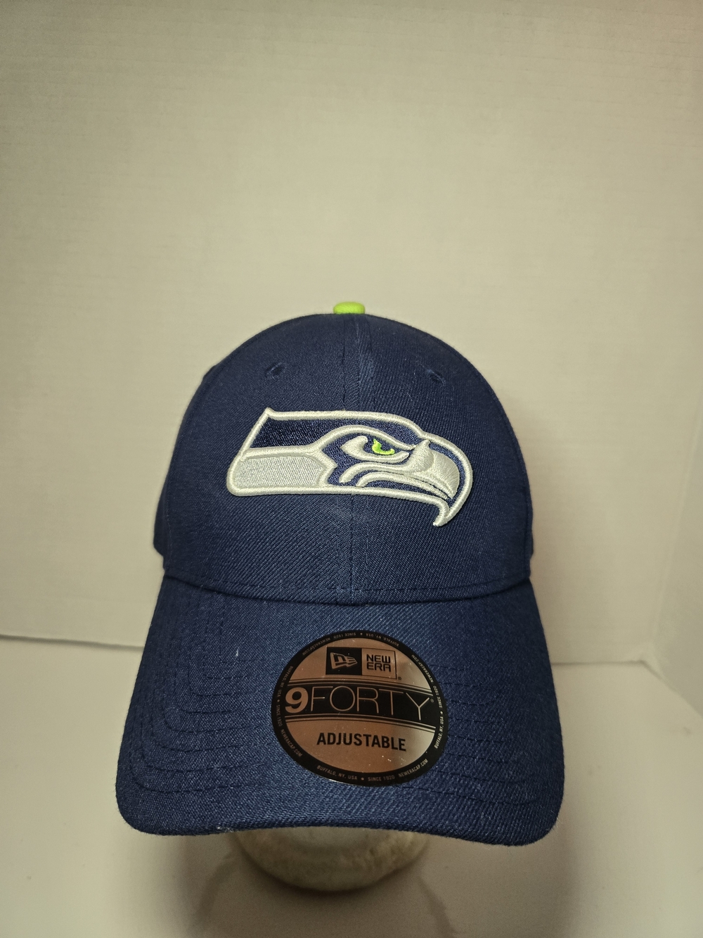 New Era Navy Blue Seattle Seahawks Embroidered Cap